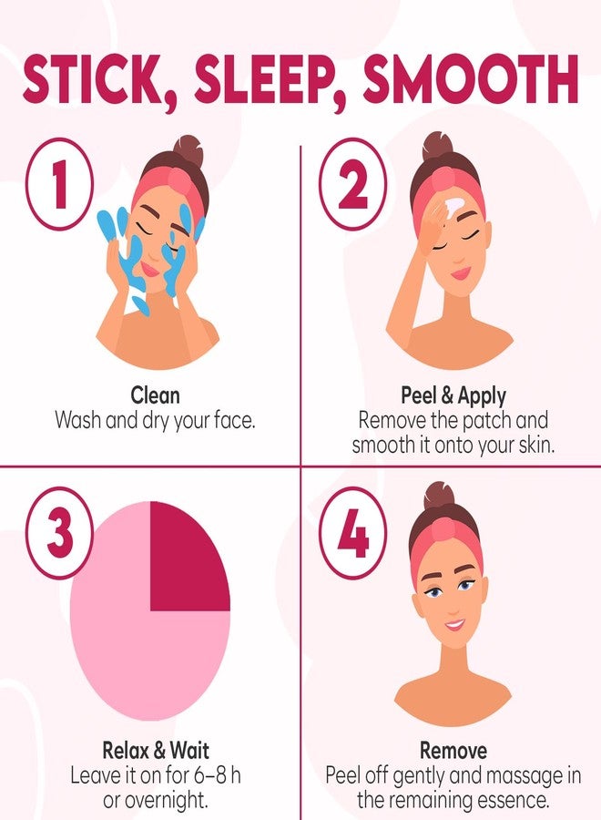 BLOOMORA Forehead Wrinkle Patches Overnight for Fine Lines & Hydration, Smoothing Facial Wrinkle Patches with Hyaluronic Acid, Peptides & Collagen, Hydrogel Anti Wrinkle Skincare for Men & Women (16pcs) - Image 3